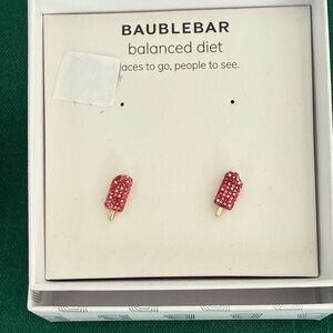 BaubleBar Red Popsicle Earrings